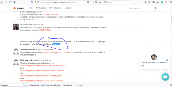 Create 101 high quality dofollow blog comments backlinks