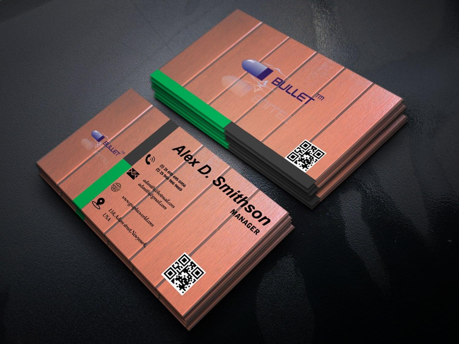 I will design a unique and modern business card 