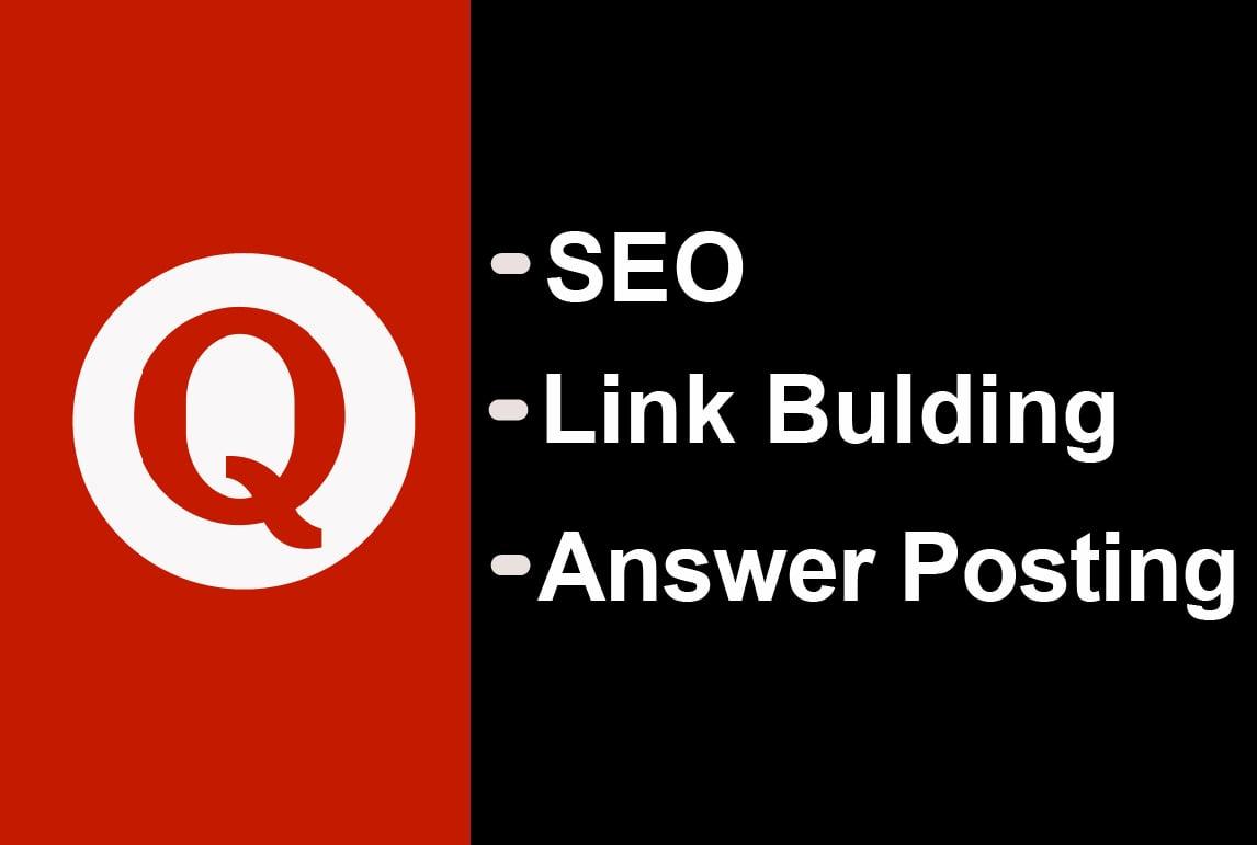 I will do 10 HQ Quora Answers Posting for your Website