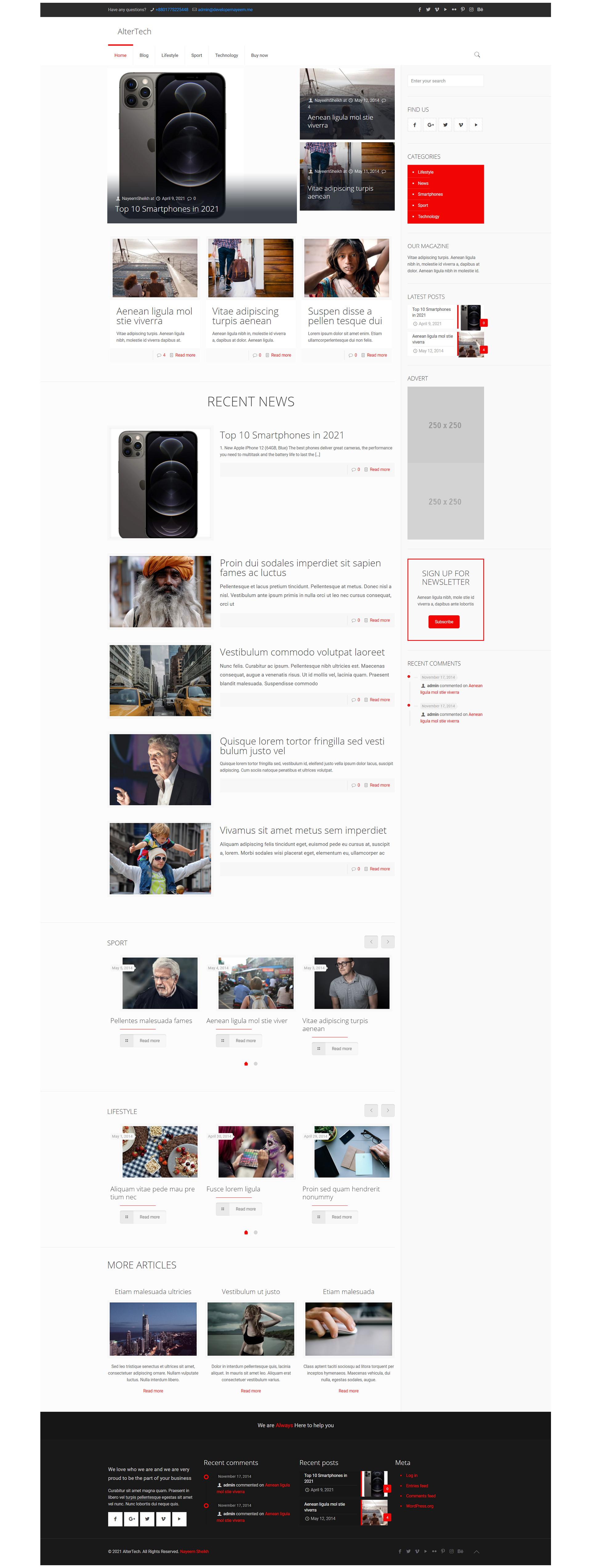 Design Professional WordPress Website for your Business