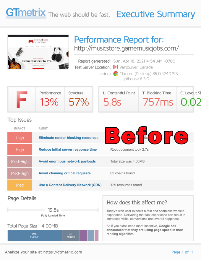 I will do wordpress speed optimization and improve load time.