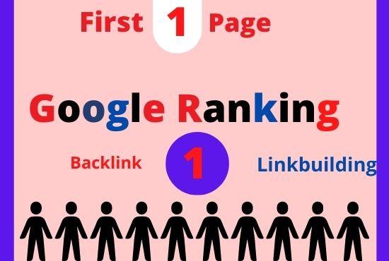 I will do guaranteed ranking your website on google first (1st ) page.