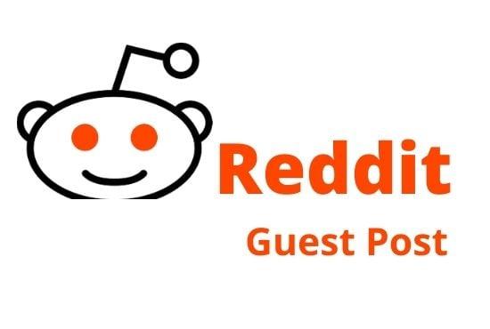 I will do promote your website by 5 high quality Reddit guest post
