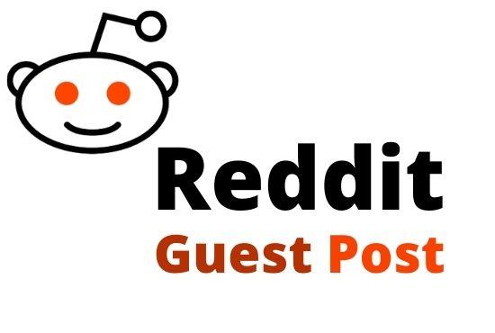 I will promote Your Website By 10 Reddit Guest post 