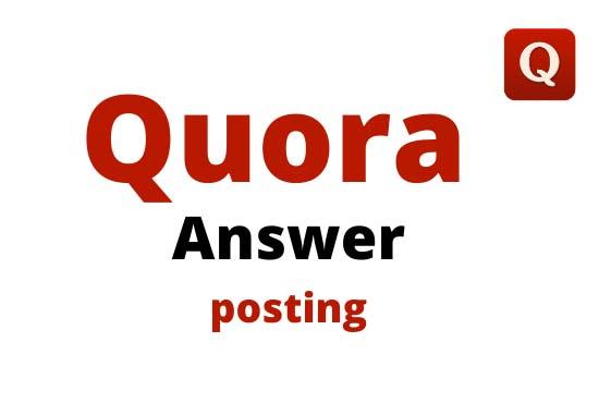 I will do promote your website 20 high quality quora answer