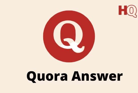 I will do promote 3 high quality quora answer with your URL