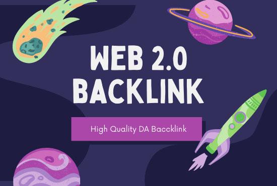 I will do 20 High Quality web 2.0 backlink for your website