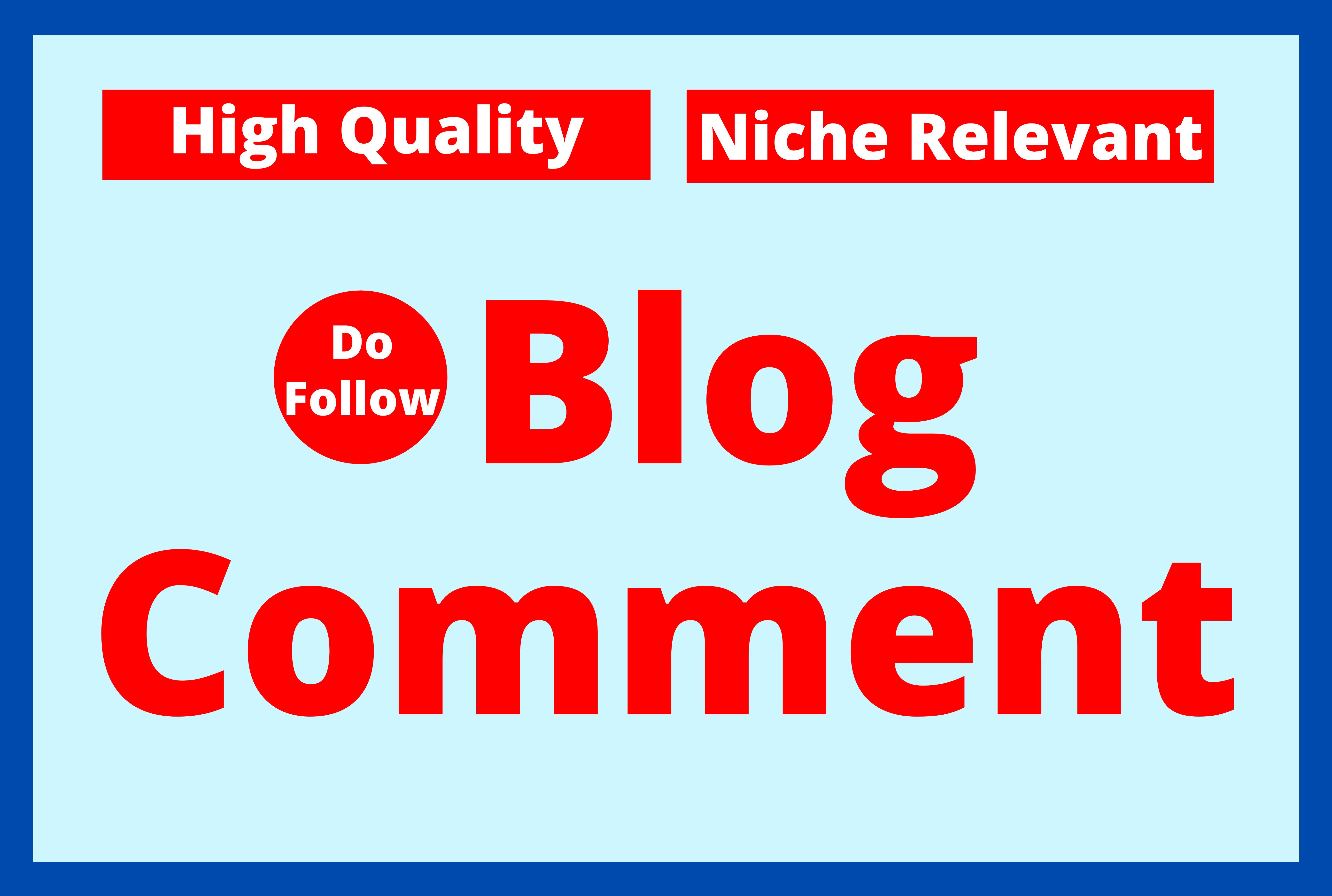 Promote your website by 40 Niche Relevant Blog Comment