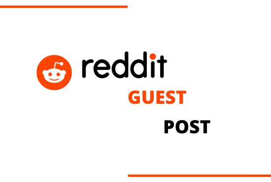 I will Rank your website 10 High Quality Reddit niche relevant guest post