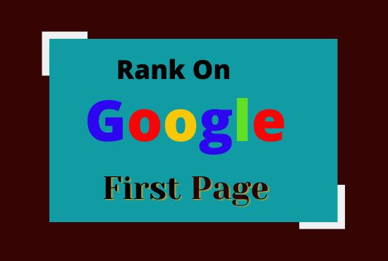 I will do complete SEO to rank your website on google 1st page
