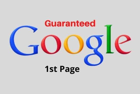 I will do complete SEO to rank your website on google 1st page