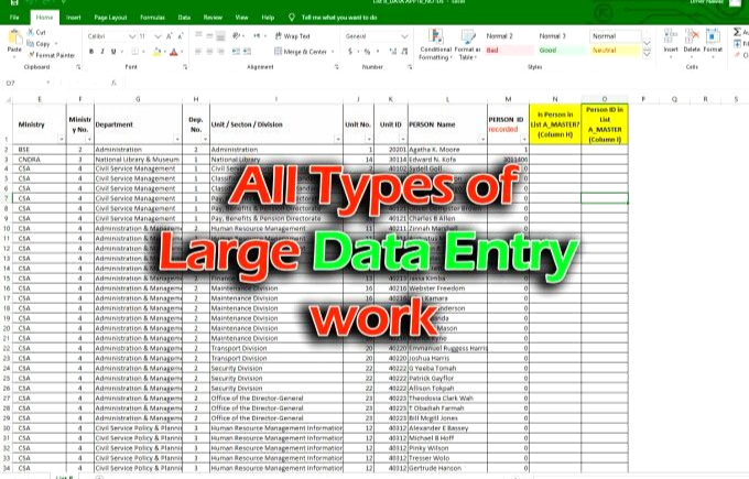 I Will do data entry email web scraping data collection typing