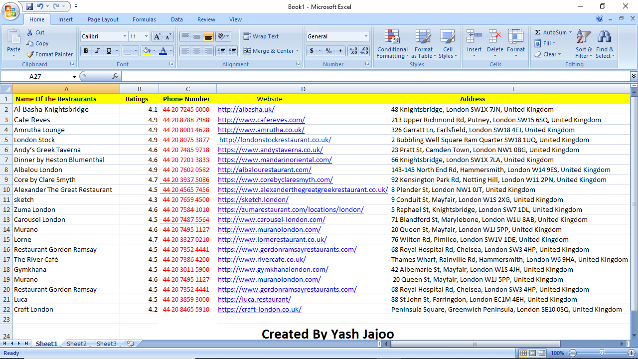  I will be your virtual assistant for Excel, Data Entry, Web Research 