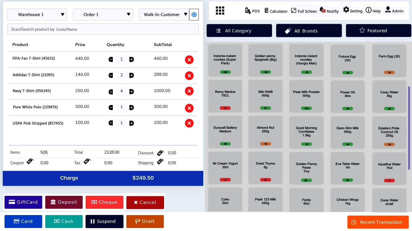 I will install modern pos software with advance accounting inventory stock management 