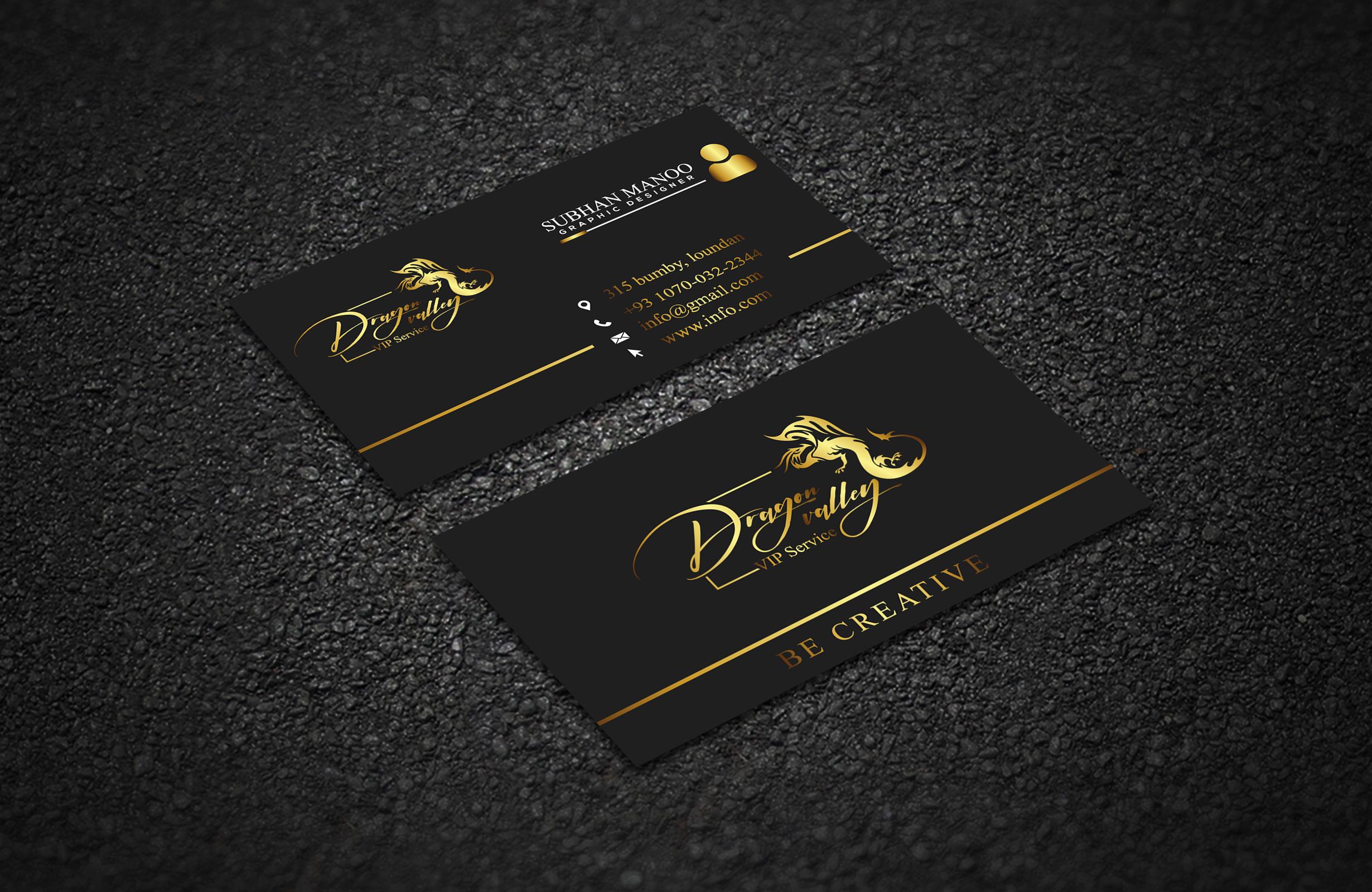I will design a professional business card for your Business/brand