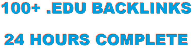 Give You 100+ .EDU Backlinks SEO Service within 24 hours