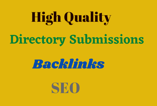  Create 20 Best Quality Directory Submission Backlinks 