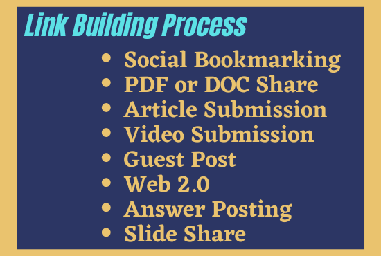 Google 1st Page Ranking with High Quality Link building Process