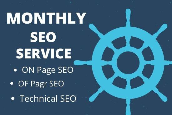 I Guaranteed with Create Monthly SEO Service 