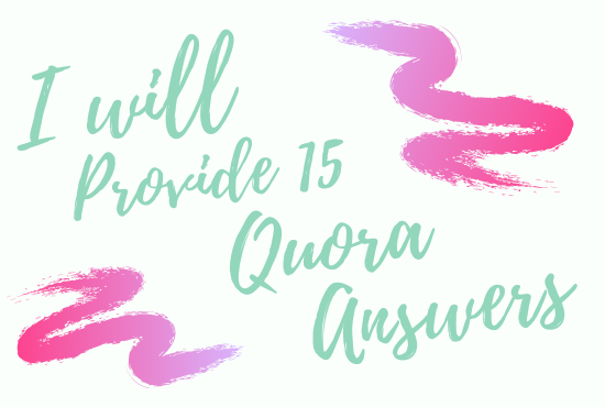 I promote your website with 20 quora answers 