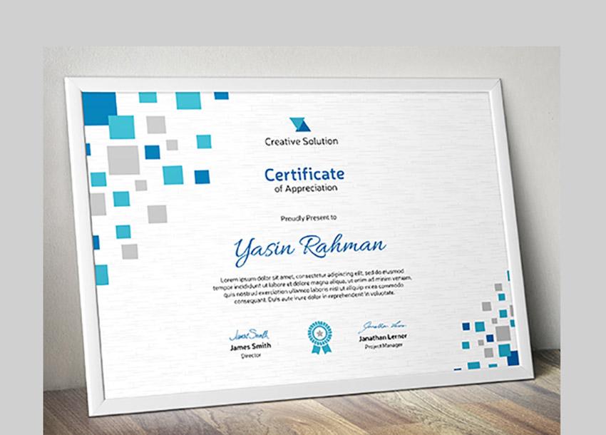 I will do professional certificate, award certificate and diploma certificate design