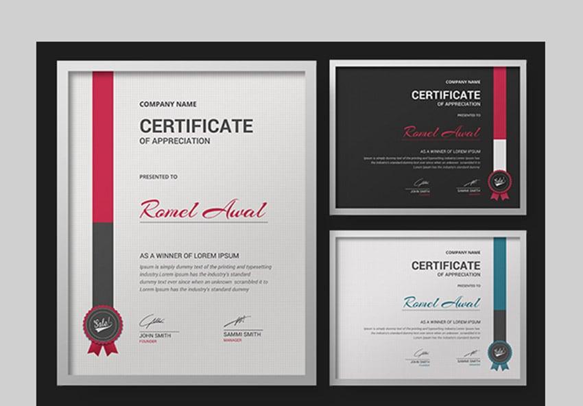I will do professional certificate, award certificate and diploma certificate design