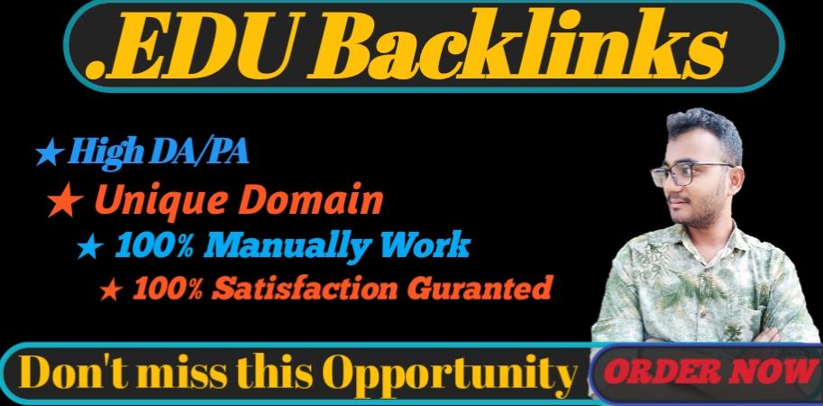 I will provide HQ 10 .EDU/.GOV backlinks for your SEO on google ranking 