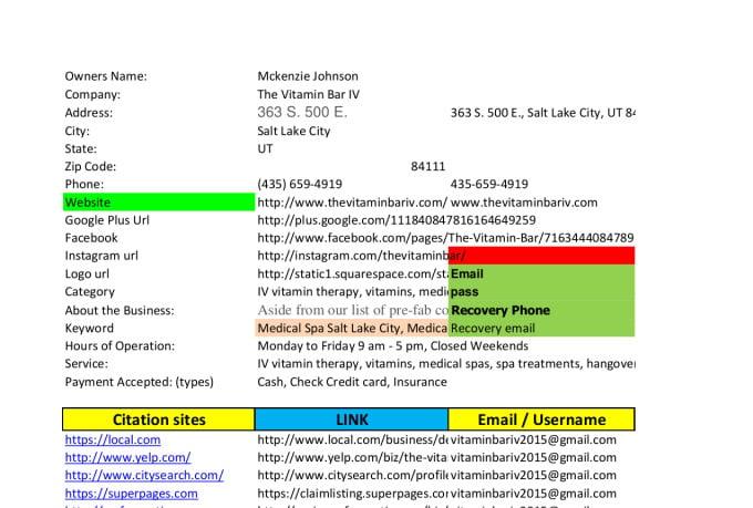 I will do 50 local business listing and citations building for any country