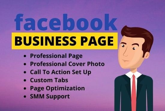I will design impressive Facebook business page for you