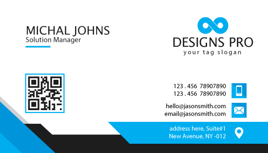 will design a business card for you 