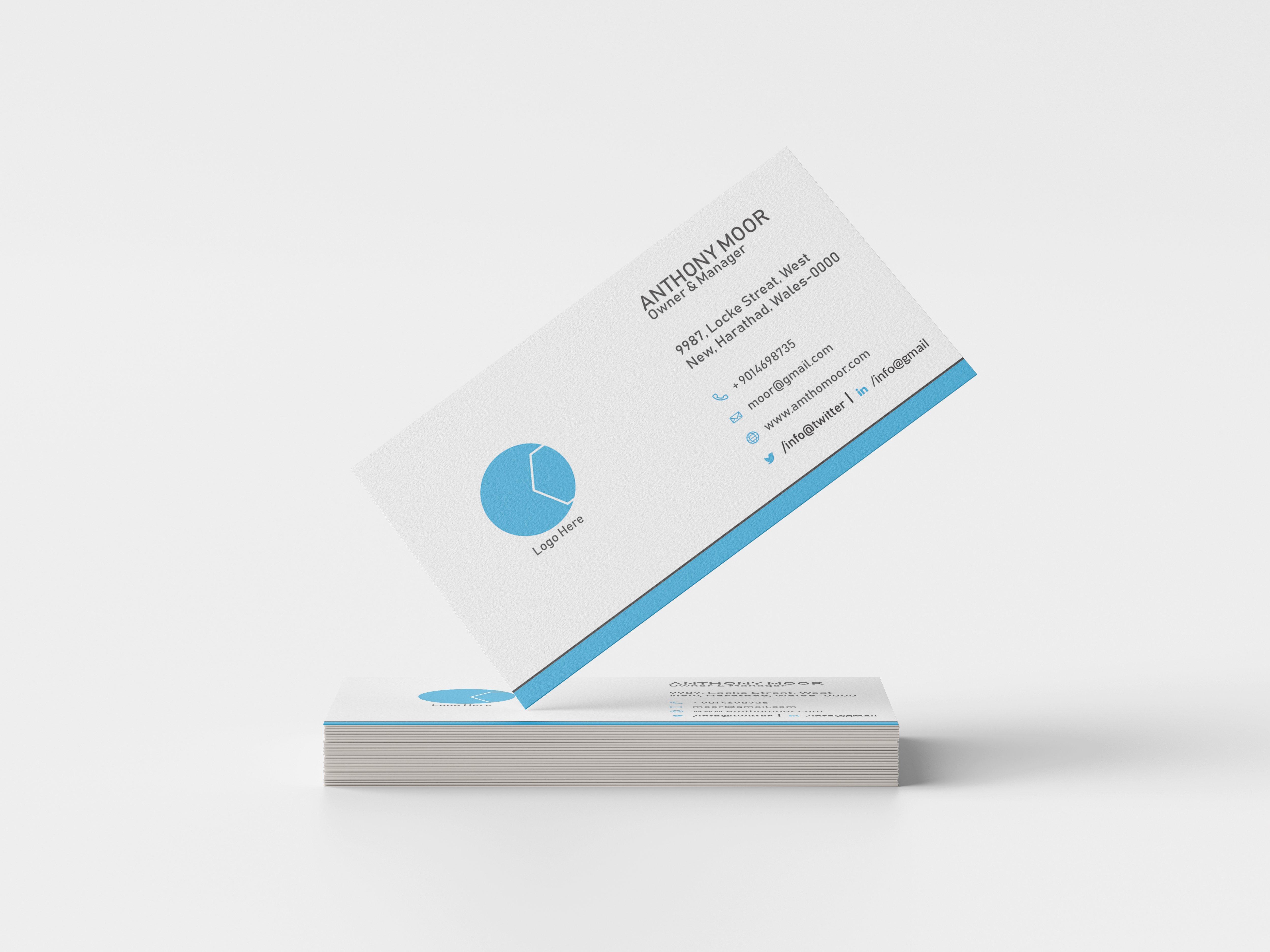 Eye Chachy unique professional business card within 24 hours