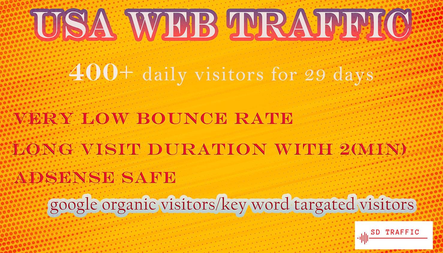 I will send 100,000+ USA target traffic in low price