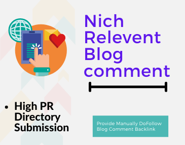 20 Niche Relevant Blog Comment Instant Approved????