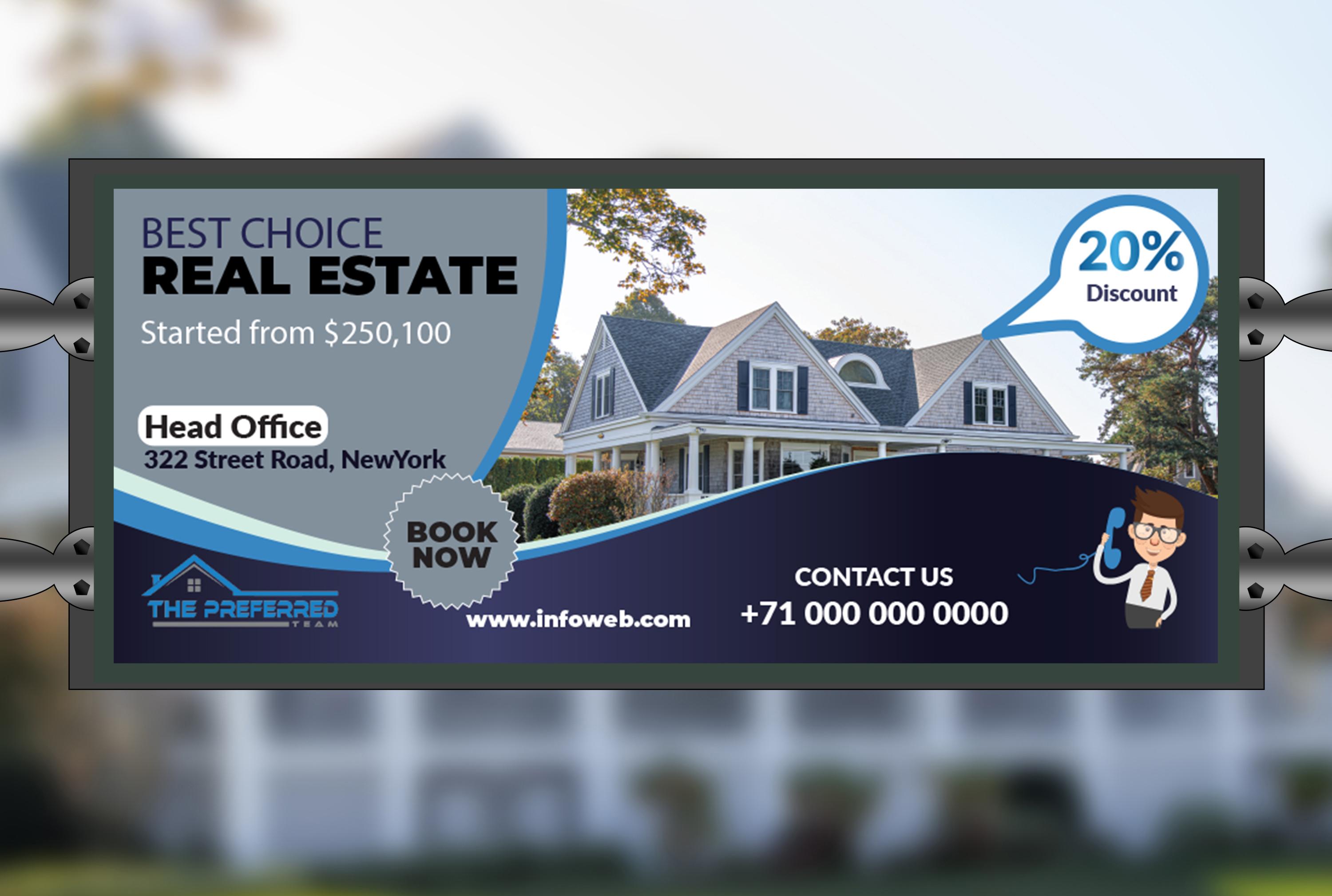 I will do attractive billboard banner design