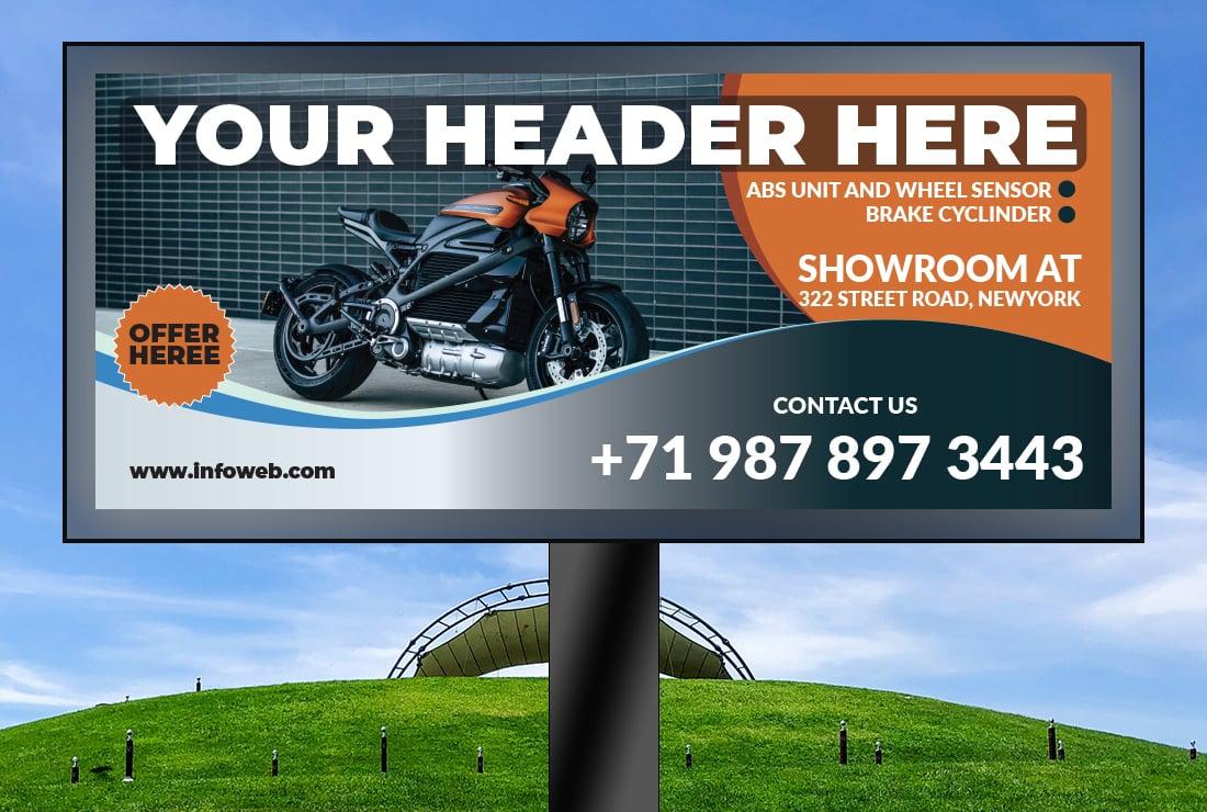 I will do attractive billboard banner design