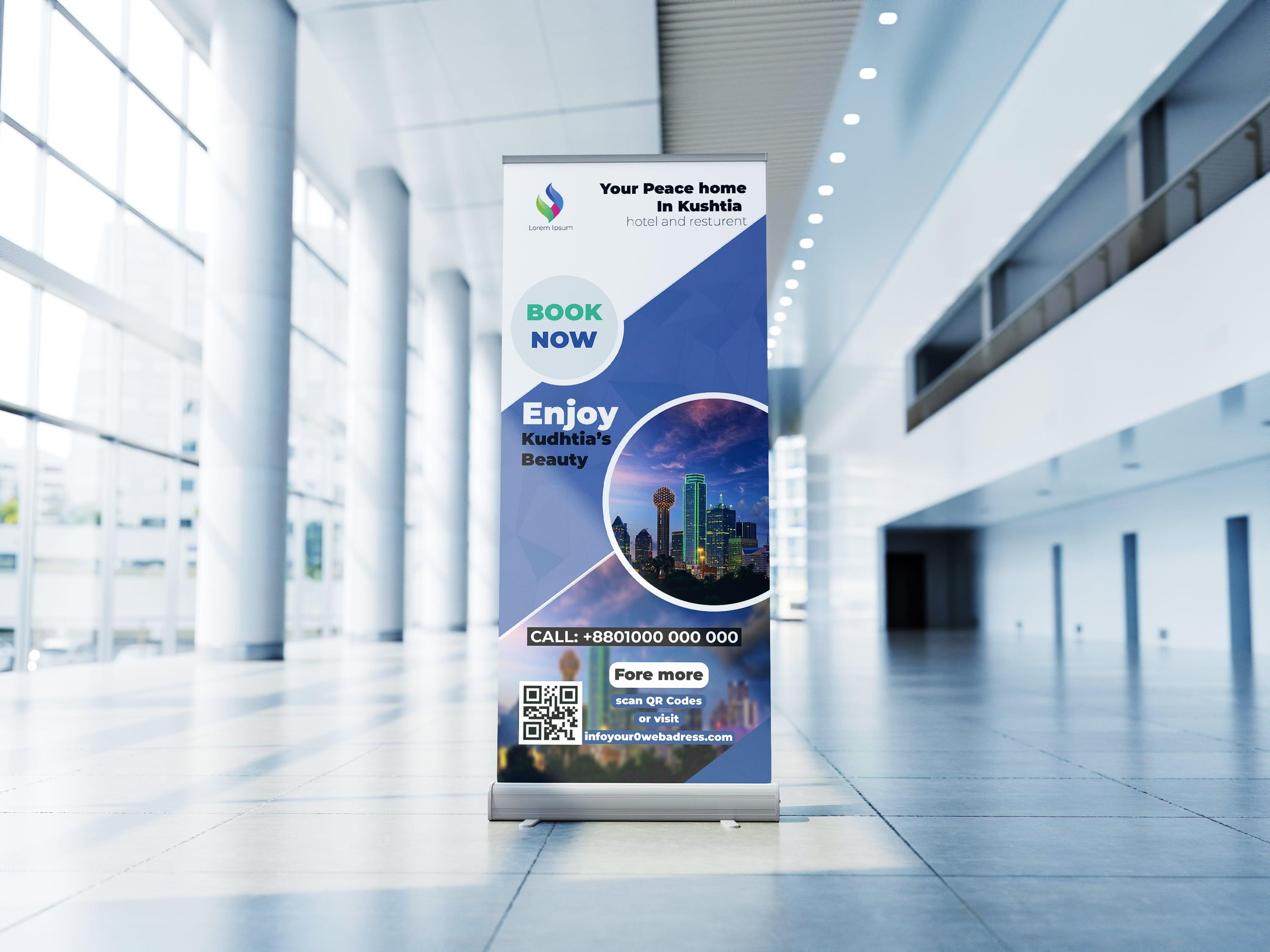 I will do awesome Roll up Banner Design