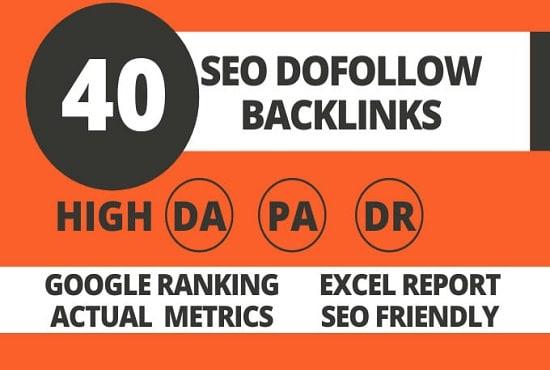 Do HQ DA 60 to 90 manual seo link building dofollow backlinks