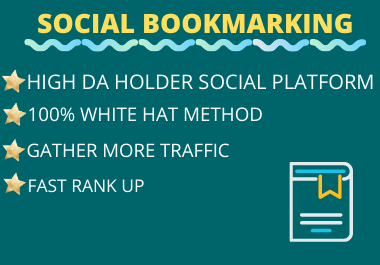 Live 20+ High Authority Social Bookmarking regular third party referencing 
