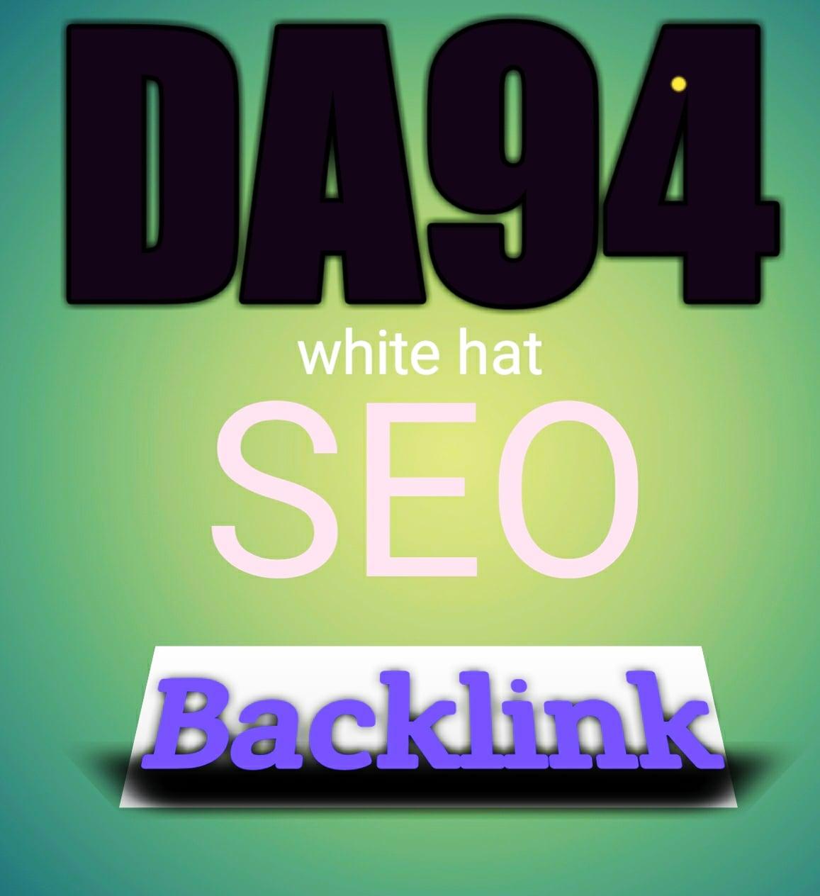 Provide free indexing and top Ranking DA60-94 dofollo 1100 And 100 DA90+ high quality Backlinks