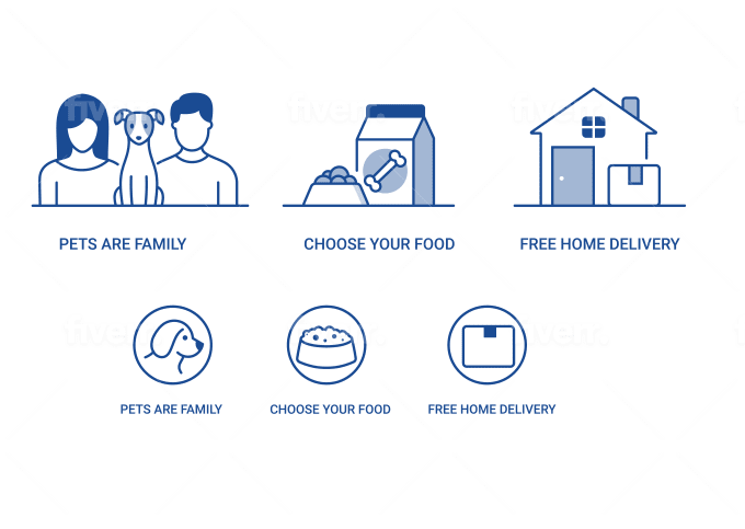 I will design hand drawn vector icons