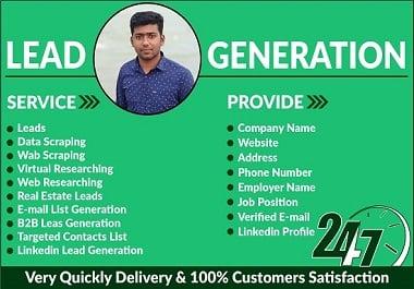 I Will Do Targeted B2B LinkedIn, Business Lead Generation