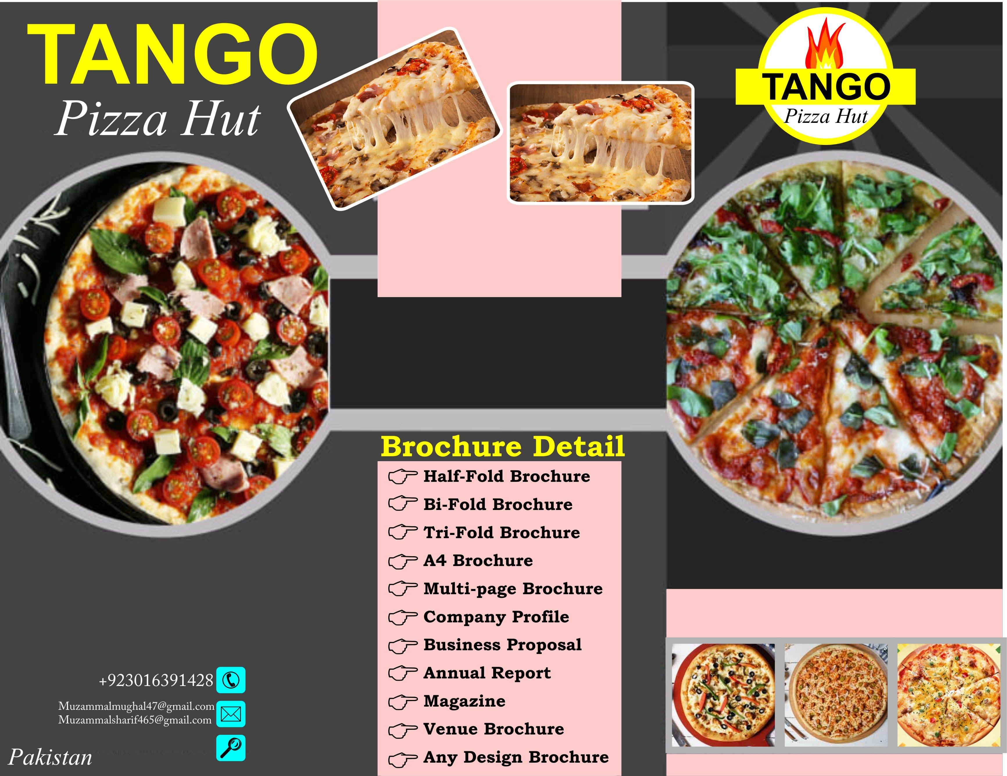 Create professional brochure design for your business