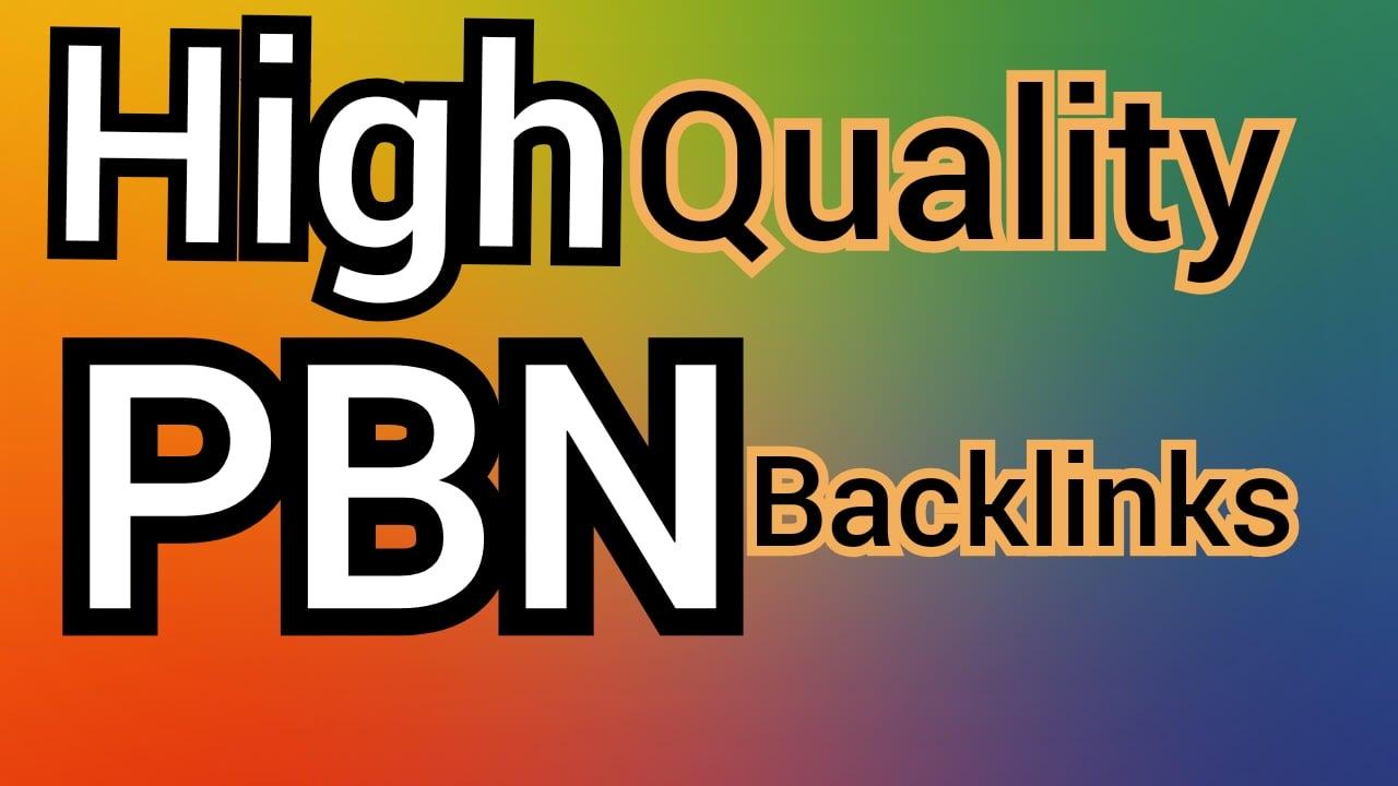 Build 15 High DA PA CF TF homepage PBN backlinks 