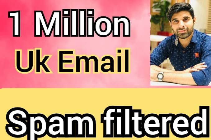 I will create a 1 million UK emails