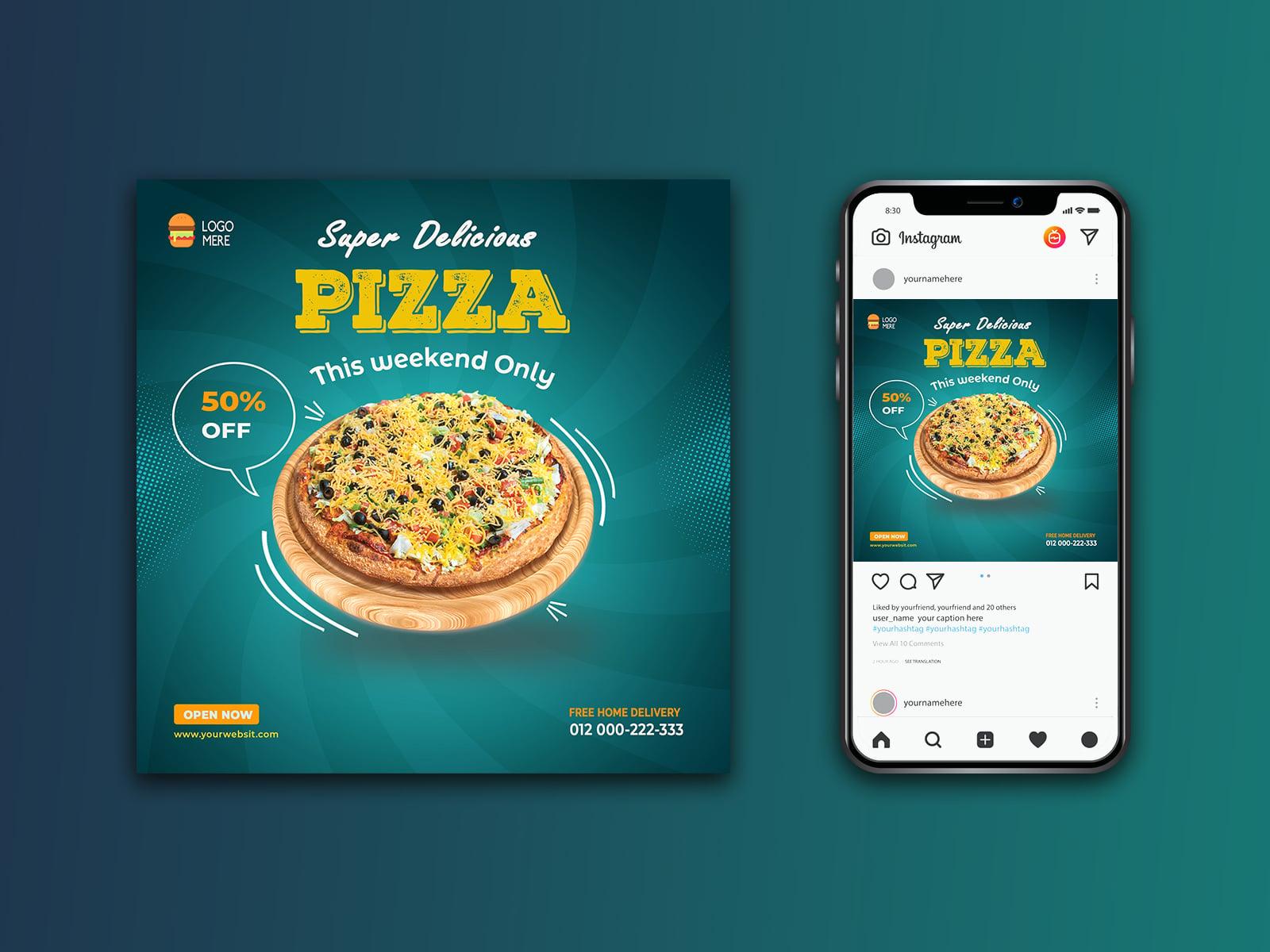 I will design professional social media post design 