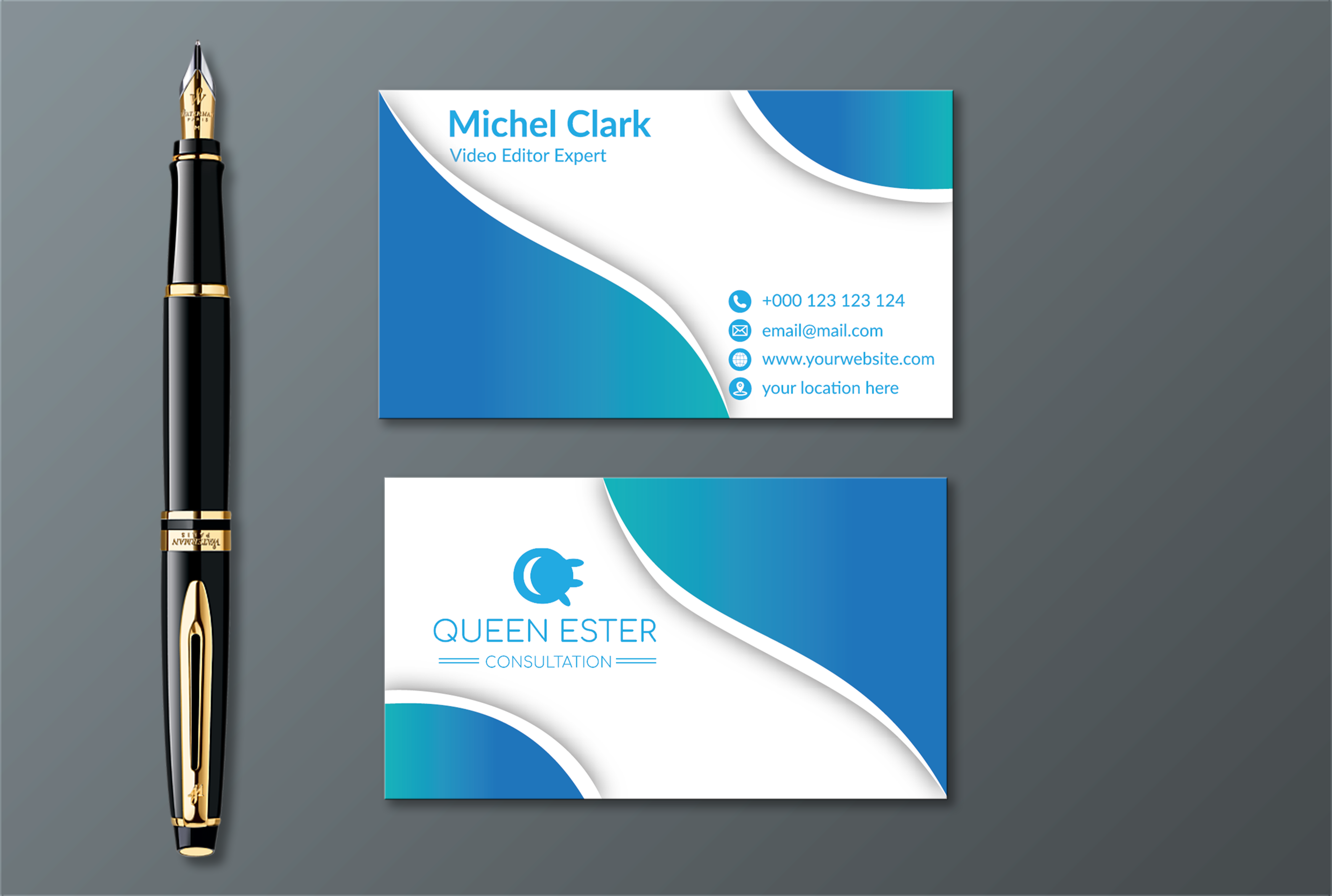 I will design awesome business card for you