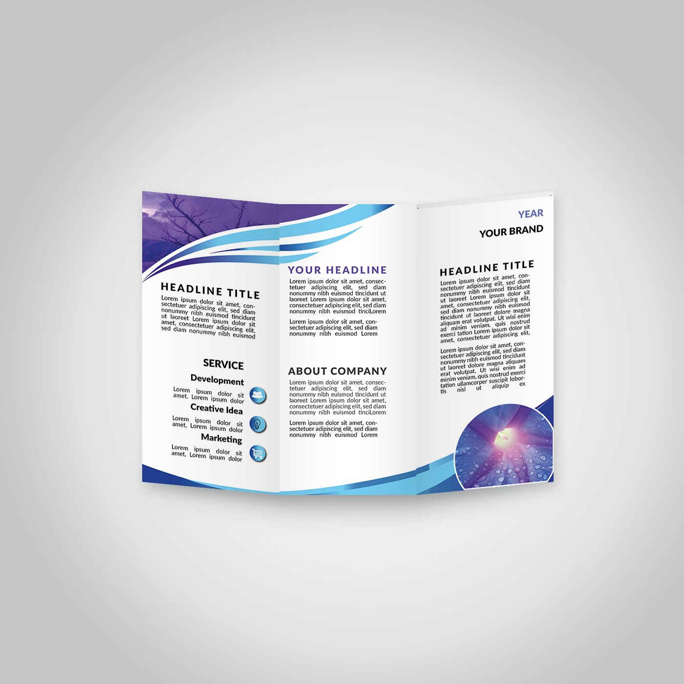 I will design perfect brochure for your business