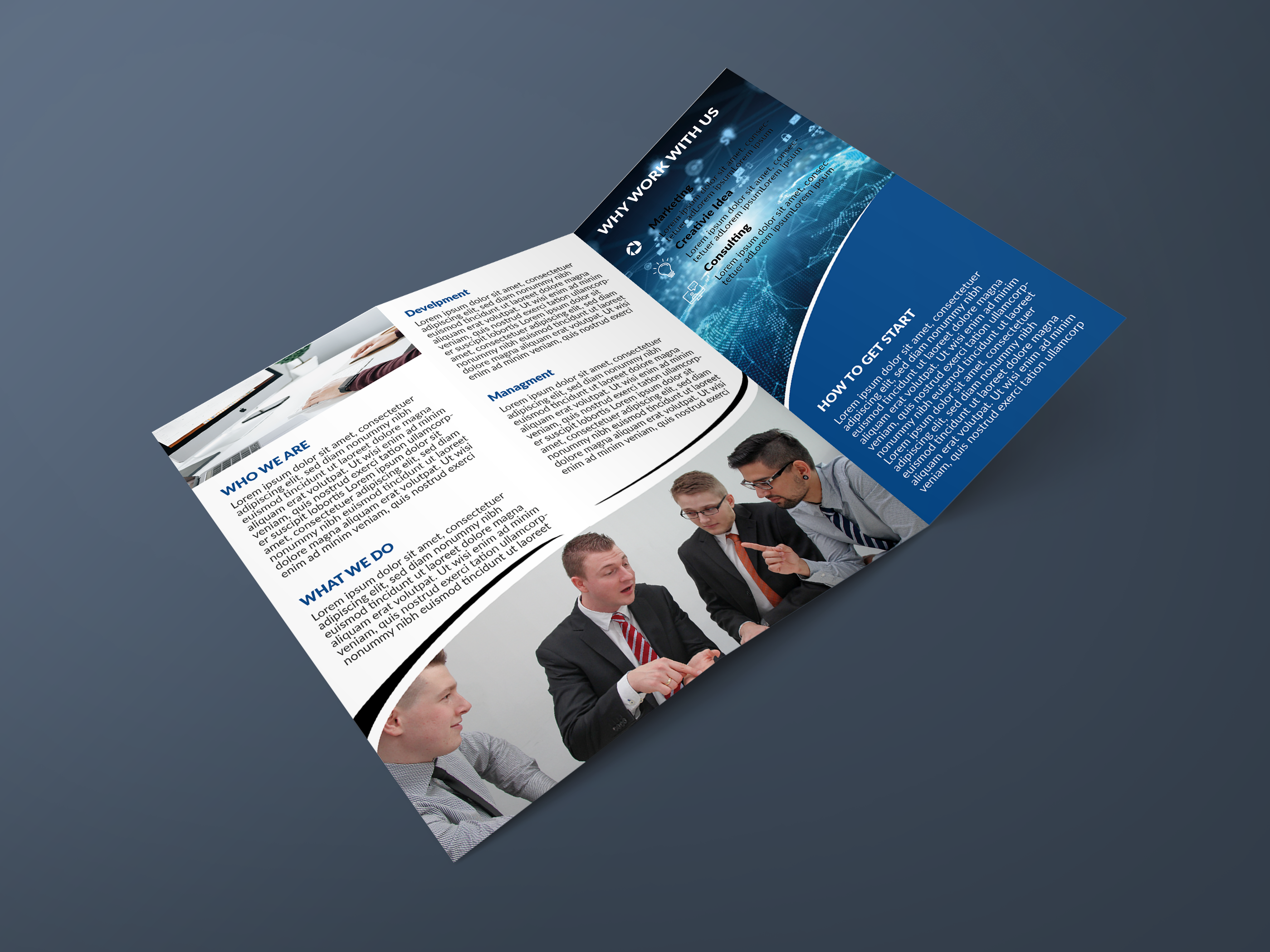 I will design perfect brochure for your business