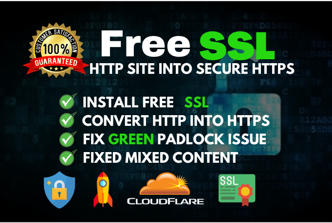You will Get Free SSL Certificate To Enforce HTTPS Green Padlock Secure Connection