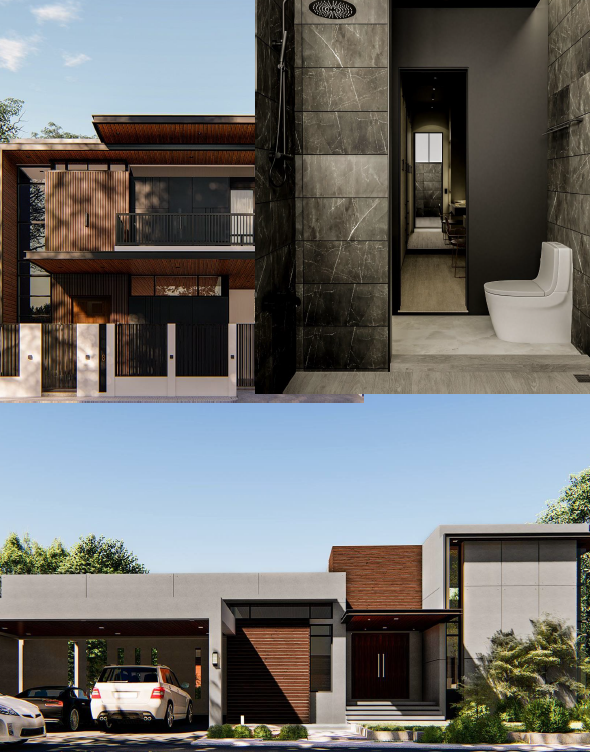 AutoCAD Floor Plan and 3D perpestive